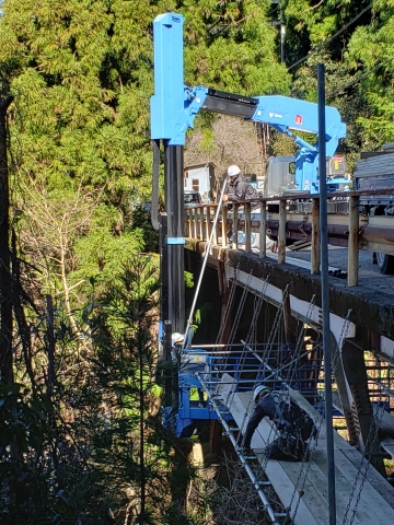 橋梁補修工事 村道田良原線(田良原橋)