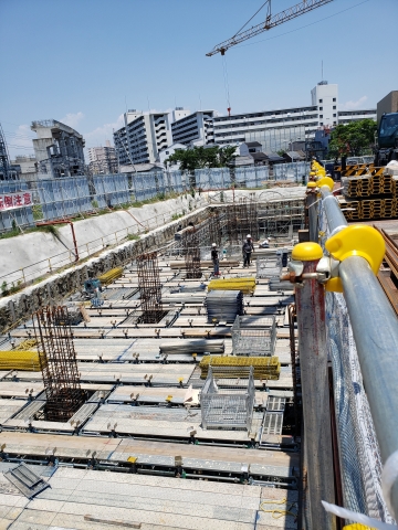 柴島浄水場上系配水池改良工事