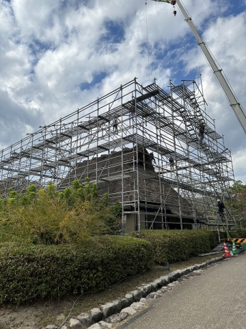 奈良県立民族博物館  旧松井家  屋根葺替修理工事
